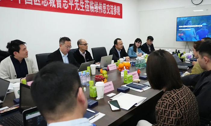 意法半导体中国区总裁曹志平一行莅临维伟思参观交流